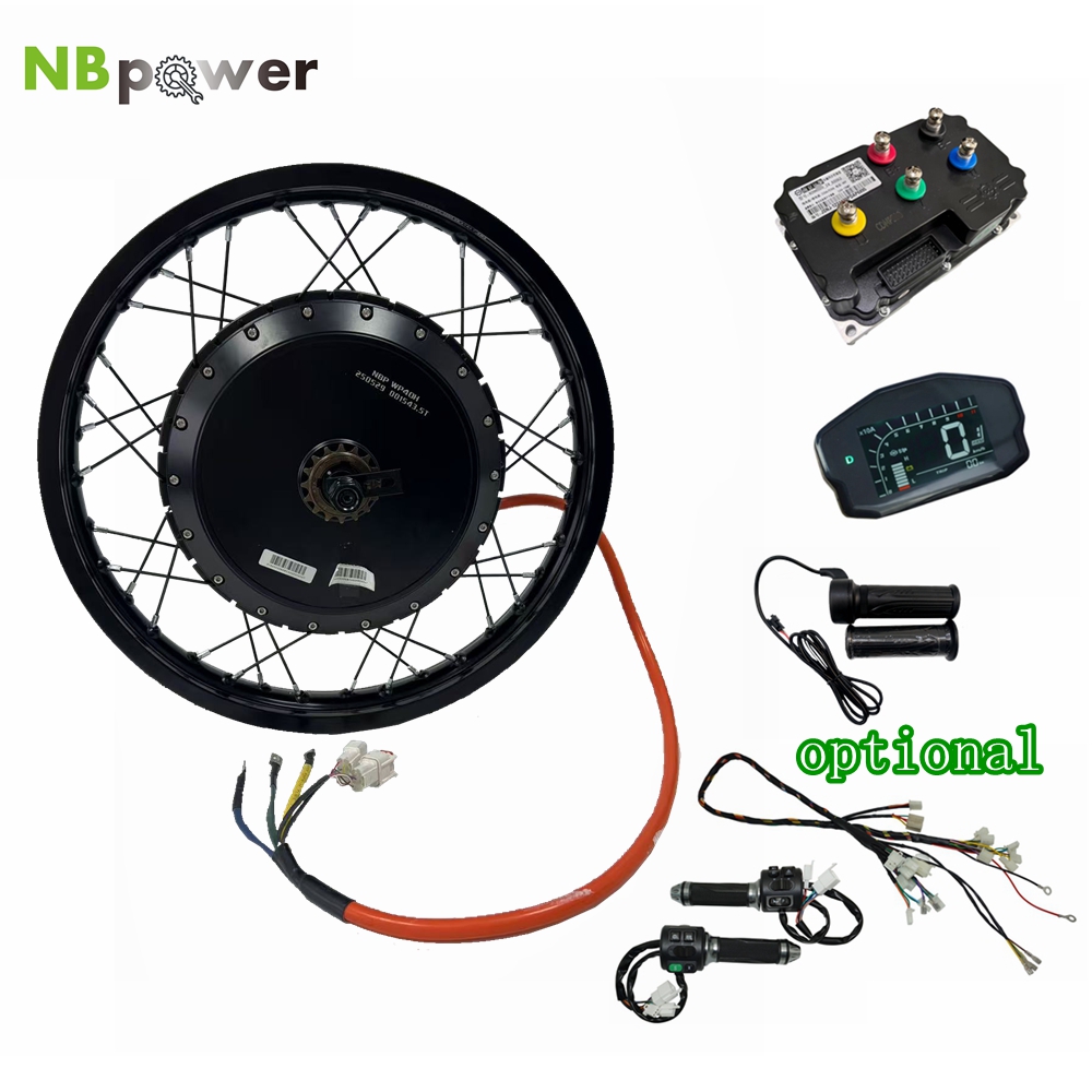 Motorcycle Gear Hub - ชุดมอเตอร์ไฟฟ้าสำหรับจักรยานยนต์ NBpower/QS273 V3 72v 8000W พร้อมล้อขนาด