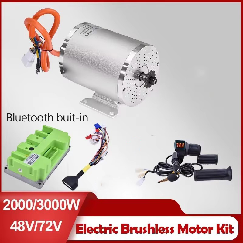 48V 72V 3000W 2000W ไฟฟ้ามอเตอ - Motorcycle Gear Hub บทวิจารณ์และราคา
